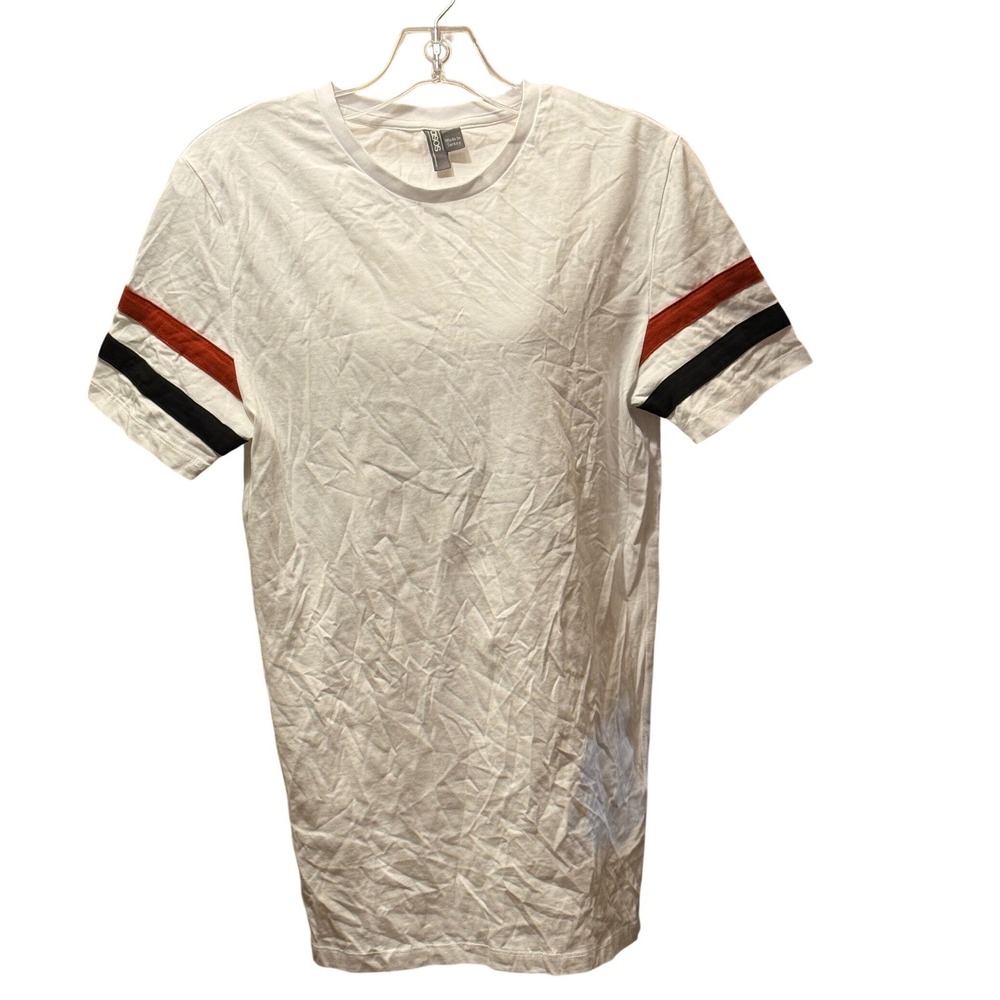 2‎ Men's Medium T-Shirt Bundle: White ASOS T-shirt and Gray Nirvana T-Shirt